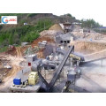 JXSC 50-80tph Línea de cuatro productos finales Planta de procesamiento de piedra River Mountain